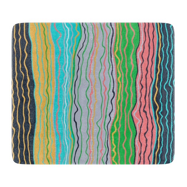 Poignées modernes 6 x 7 Déco Planche à découper en (Devant)