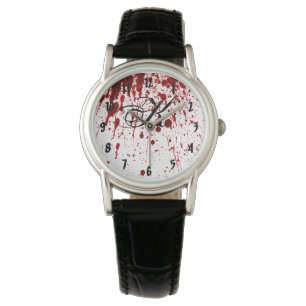 Poignet personnalisé Montre Splatz de sang Vampire