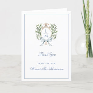 Poignets de feuilles avec Carte de remerciements d