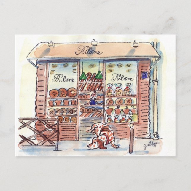 Poilane Boulangerie Paris Postcard (Front)