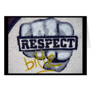 poing de graffiti de respect