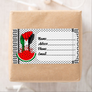 Poing de résistance palestinienne sur Watermelon