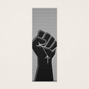 Poing de solidarité en fibre de carbone style d'im