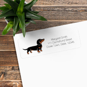 Poing noir et Tan Dachshund