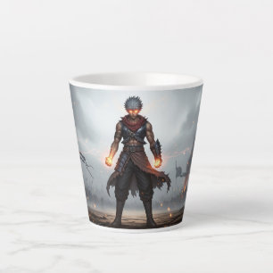 Poings Lumineux   Mug Dark Anime Warrior