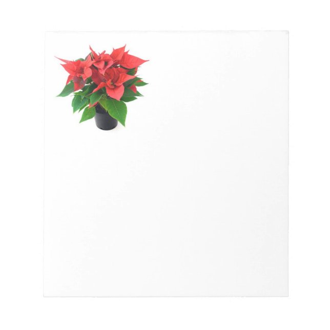 Poinsetta Notepad (Front)