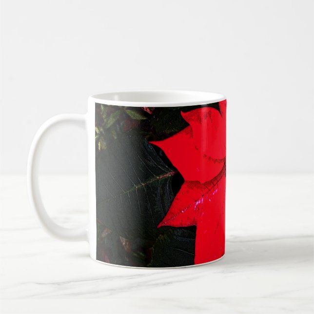 Poinsettia 6078 coffee mug (Left)