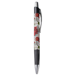 Poinsettia and Leaves Pen