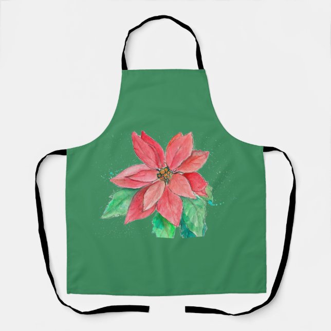 Poinsettia apron (Front)