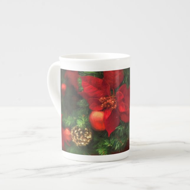 Poinsettia Beauty Mug (Devant gauche)
