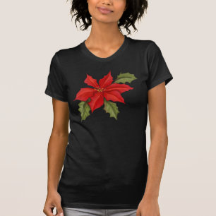 Poinsettia Christmas T-Shirt