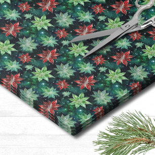 Poinsettia Christmas Tissue Paper