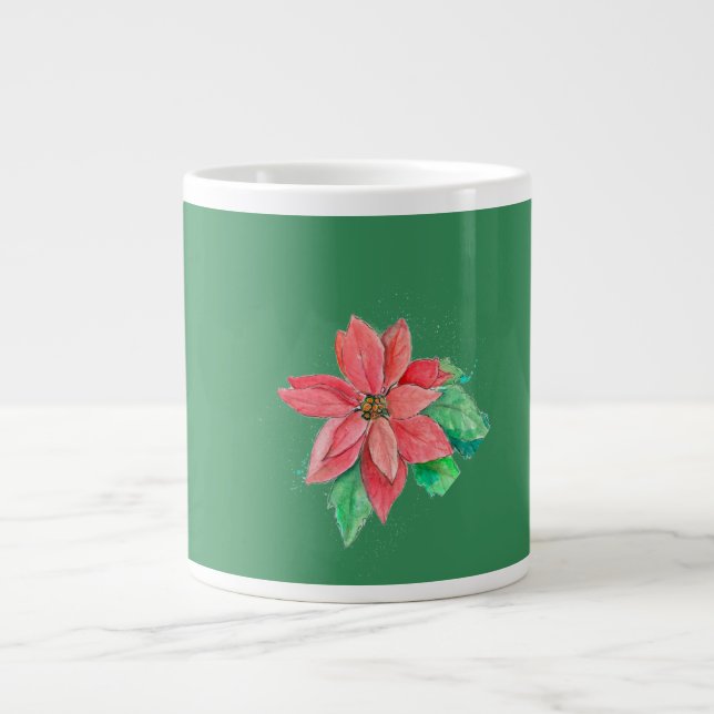 Poinsettia  coffee mug (Front)