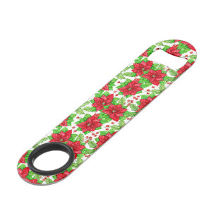 Poinsettia et la couleur de l'eau de la baie saint