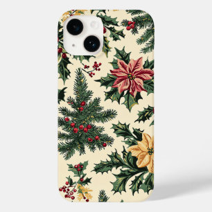 Poinsettia Floral Christmas Pattern (15) Case-Mate iPhone 14 Case