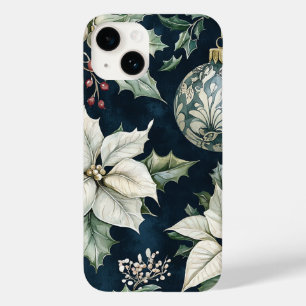 Poinsettia Floral Christmas Pattern (9) Case-Mate iPhone 14 Case