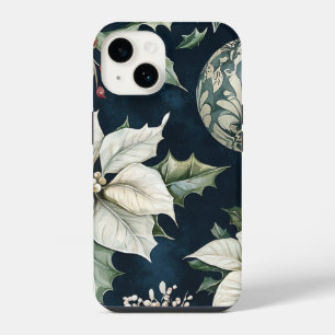 Poinsettia Floral Christmas Pattern (9) iPhone 14 Case