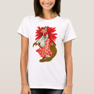 Poinsettia Girl T-Shirt
