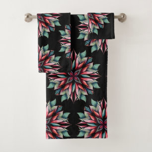 Poinsettia Noël Floral Élégant Motif