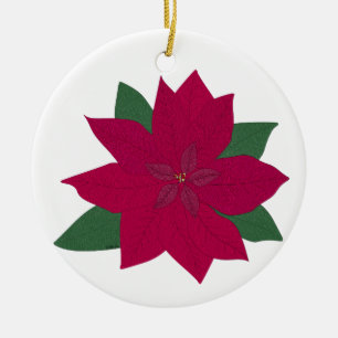 Poinsettia Ornament