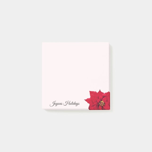 Poinsettia - Post-Its Post-it Notes (Front)