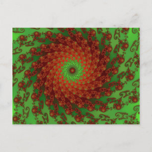 Poinsettia Postcard