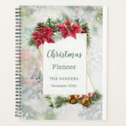 Poinsettia, sainte, mistletoe, Noël de pin