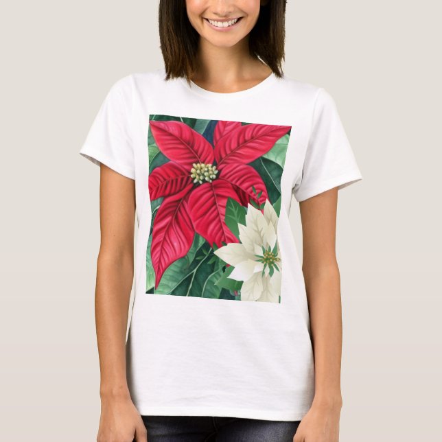 Poinsettia T-Shirt (Front)