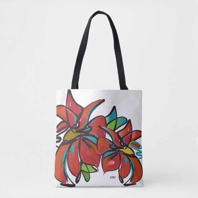 Poinsettia Tote (Front)