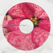 Poinsettia Wine Tags No: 6