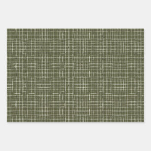 Poinsettia Wrapping Paper Set of 3 Sheets