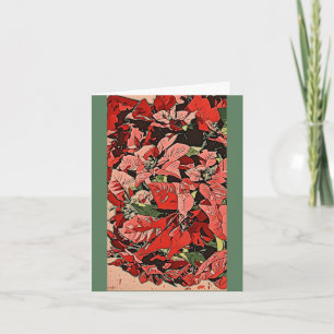 Poinsettias Card