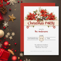 Poinsettias Christmas Party