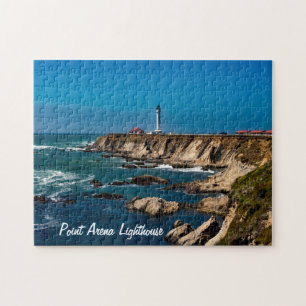 Point Arena Lighthouse Scenic  Jigsaw Puzzle