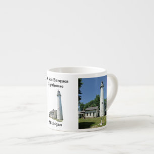 Point Aux Barques Lighthouse espresso mug
