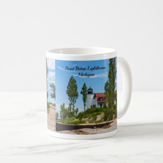Point Betsie Lighthouse Coffee Mug (Front Right)