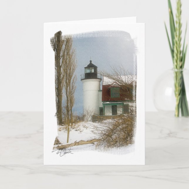 Point Betsie Lighthouse Greeting card (Front)