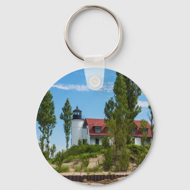 Point Betsie Lighthouse Keychain (Front)