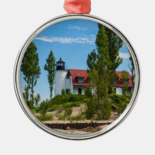 Point Betsie Lighthouse Metal Ornament