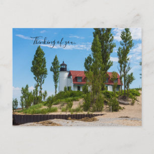 Point Betsie Lighthouse Thinking Of You Postcard
