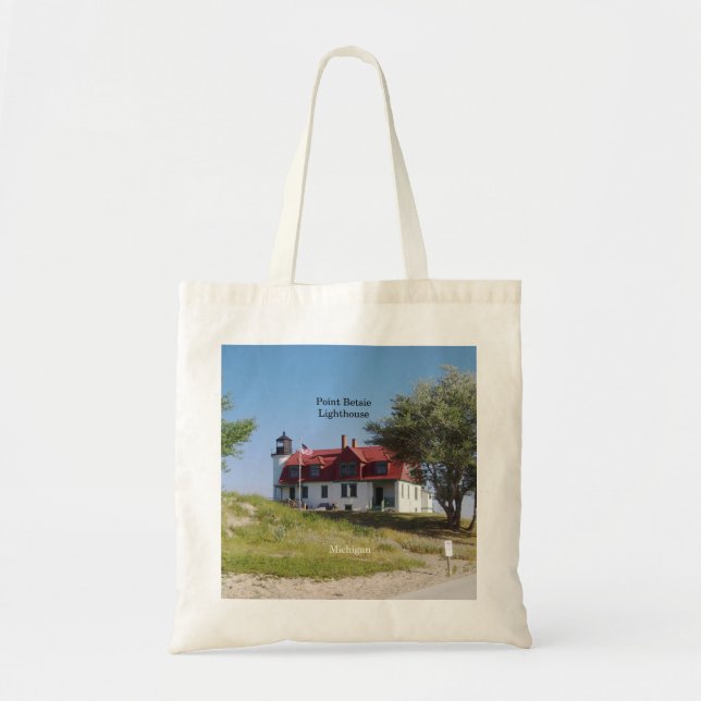 Point Betsie Lighthouse tote bag (Front)