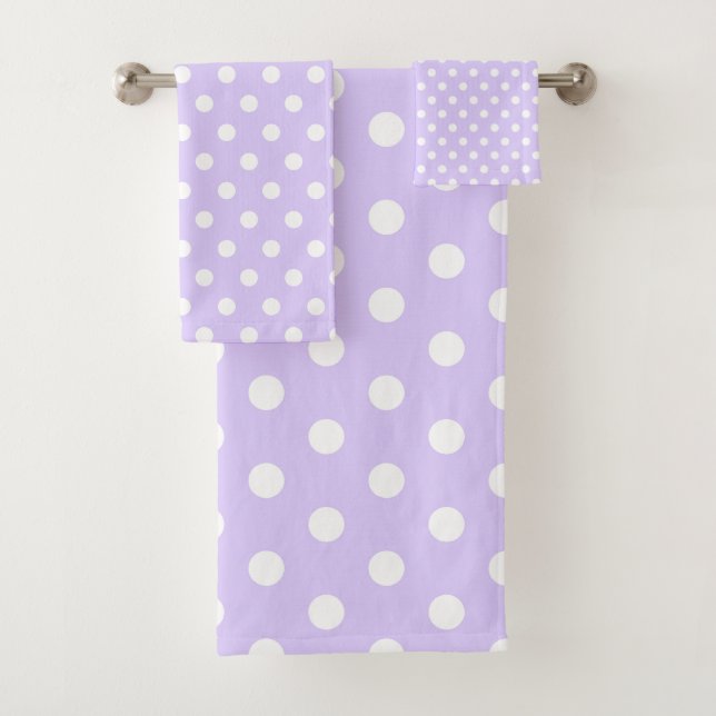 Point blanc et violet clair (En situation)