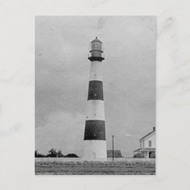 Point Bolivar Lighthouse Postcard (Front)
