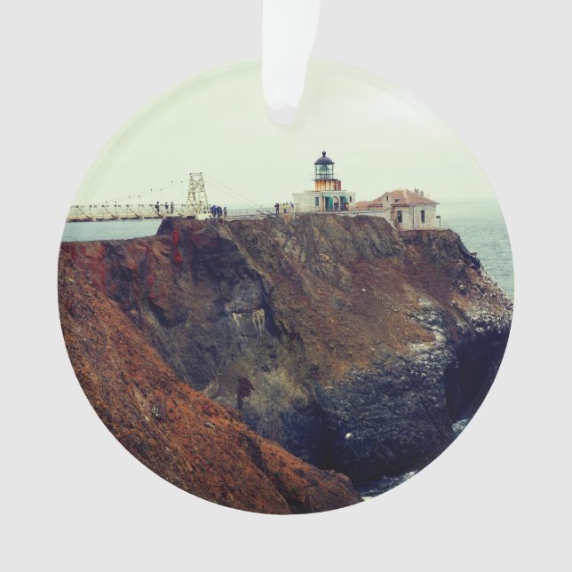 Point Bonita Lighthouse #1 Ornament (Front)