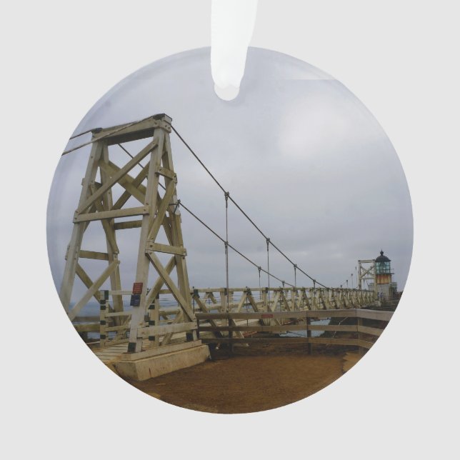 Point Bonita Lighthouse #2-1 Ornament (Front)