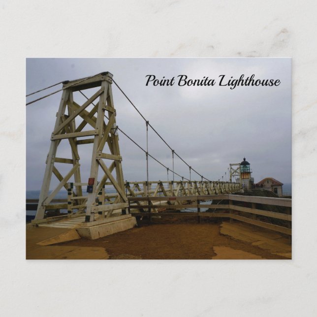 Point Bonita Lighthouse #2-2 Carte postale (Devant)