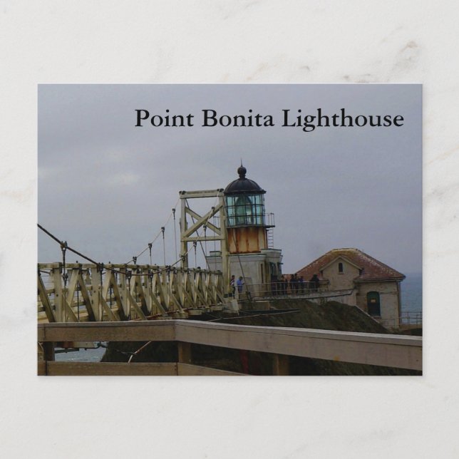 Point Bonita Lighthouse #2-3 Postcard (Front)