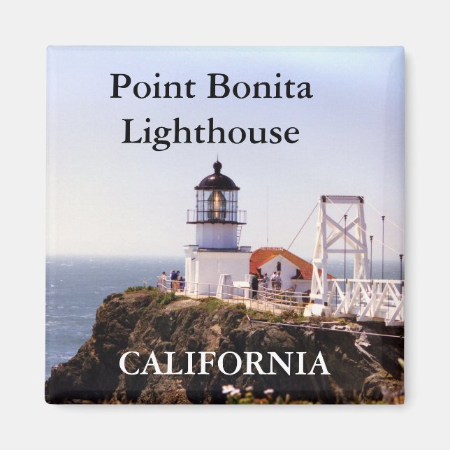 Point Bonita Lighthouse, California Magnet (Front)