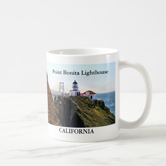 Point Bonita Lighthouse, California Mug (Right)