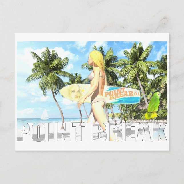 Point Break 01  Postcard (Front)